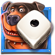 Rottweiler with a one-pip die