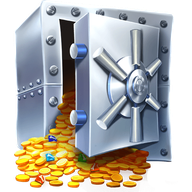 Open safe full of gold, the Bonus symbol